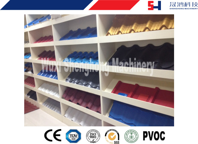 High Speed Automatic Roll Forming Equipment Precision For Glazed Tile Making